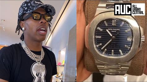 lil baby buys fake watch|lil baby watch.